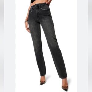 ￼ Good American jeans good 90s icons ￼ straight leg jeans